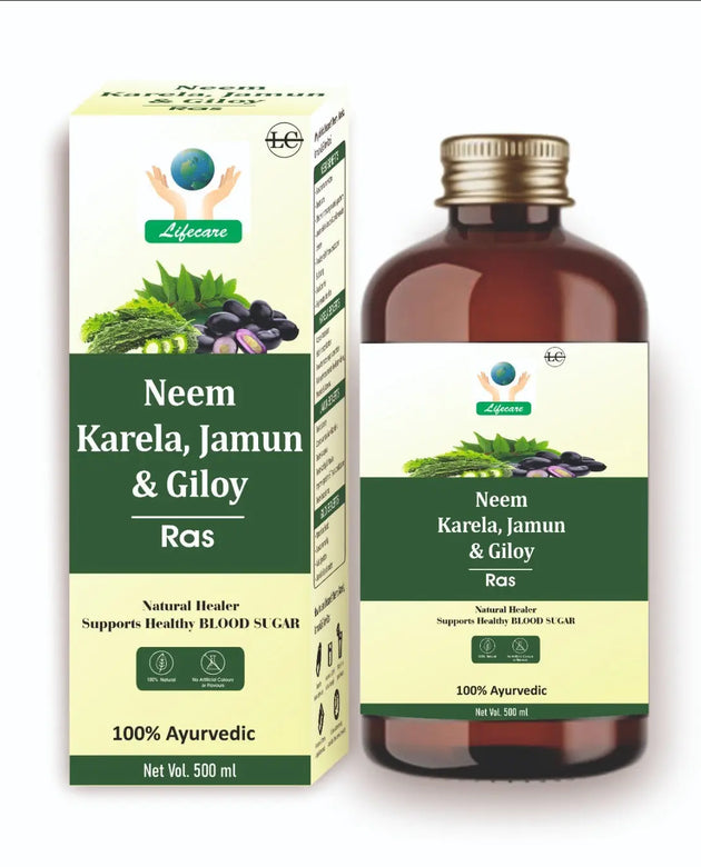 NEEM KARELA, JAMUN & GILOY RAS Lifecare Ayurvedic