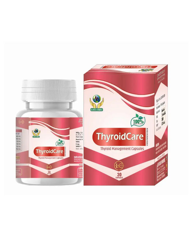 ThyroidCare Capsules | Thyroid Management Capsules | 30 Capsules Life Care Ayurvedic