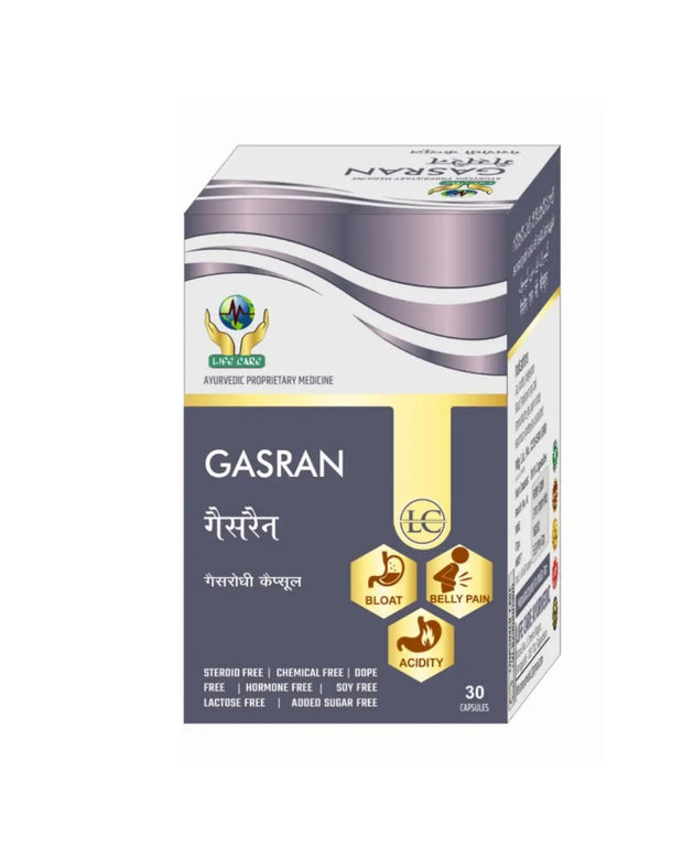 GASRAN CAPSULE Life Care Ayurvedic