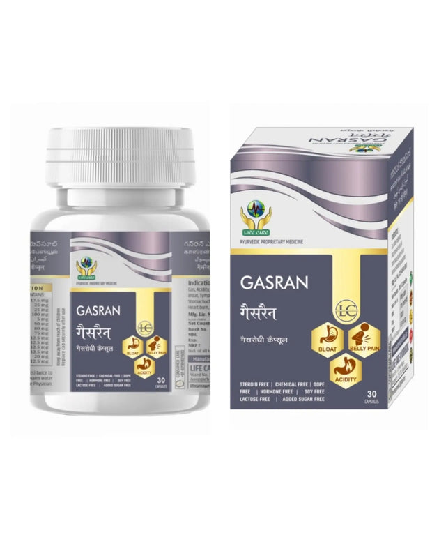 GASRAN CAPSULE Life Care Ayurvedic