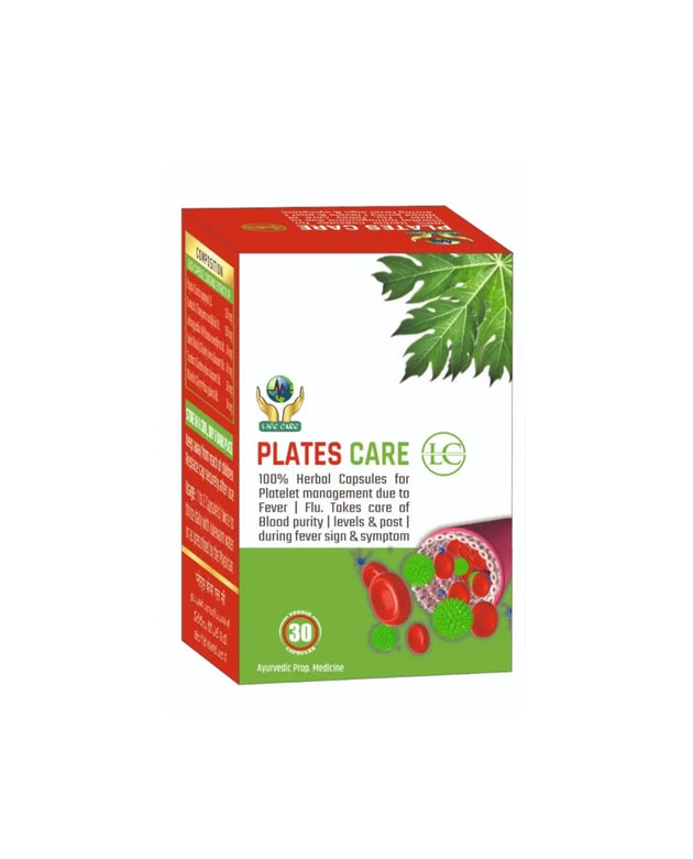 PLATES CARE CAPSULE Life Care Ayurvedic