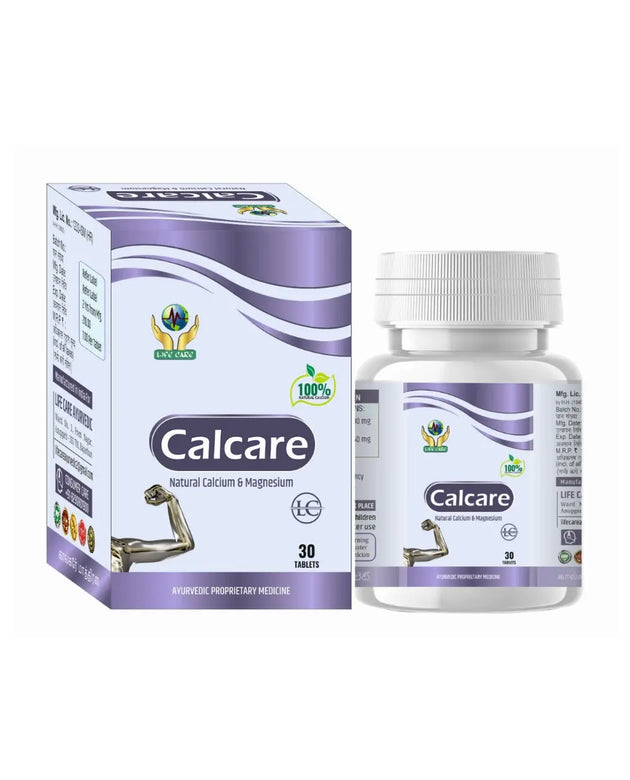 CALCARE Calcium Tablets | Life Care Ayurvedic | 30 Tablets Life Care Ayurvedic