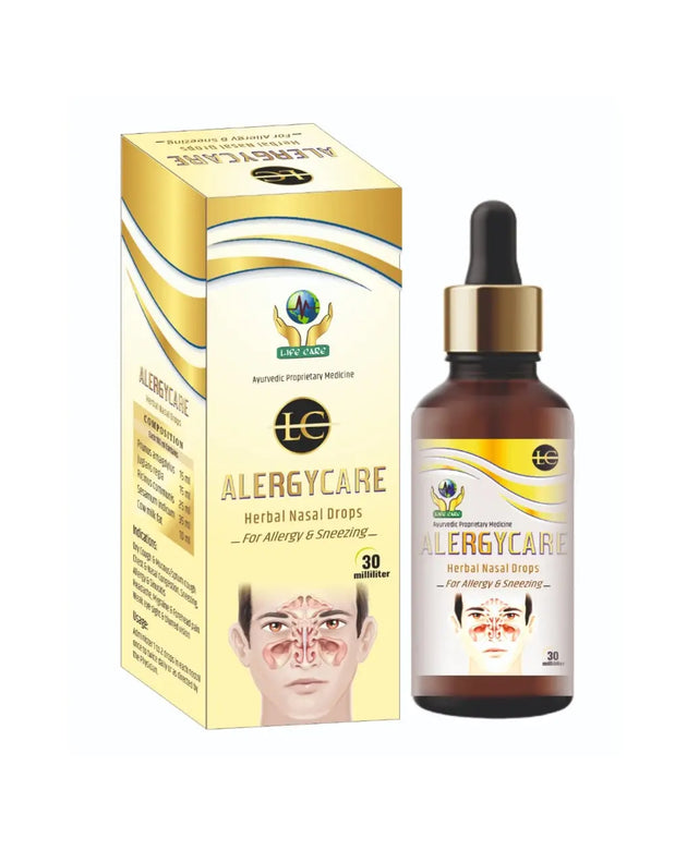 ALERGYCARE NASAL DROPS | Life Care Ayurvedic Life Care Ayurvedic