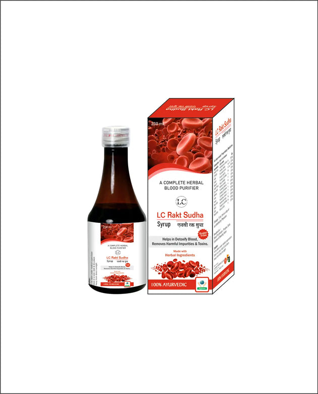 LC RAKT SUDHA SYRUP Life Care Ayurvedic