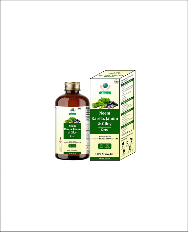 NEEM KARELA, JAMUN & GILOY RAS Lifecare Ayurvedic