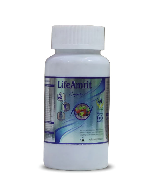 LifeAmrit Vitamins & Minerals Capsule | Ayurvedic Multivitamin for Energy, Strength & Immunity | 30 Capsules Life Care Ayurvedic
