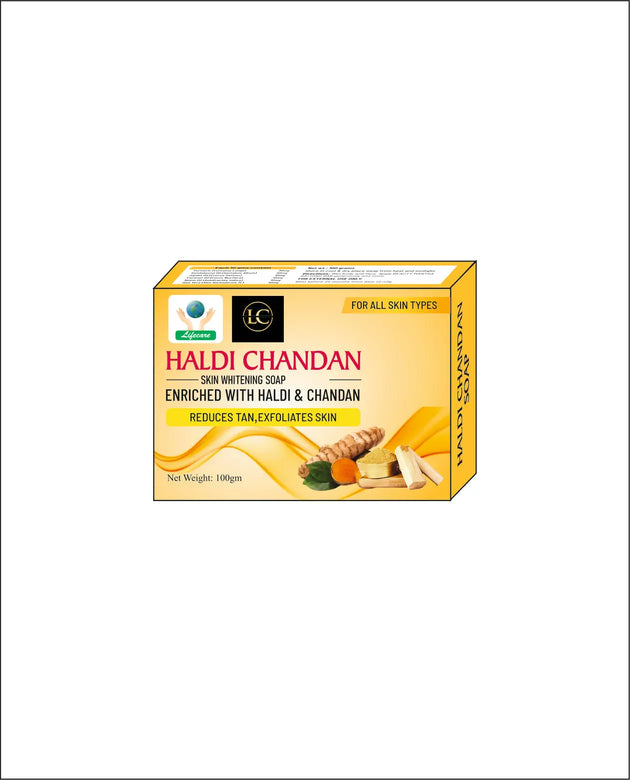HALDI CHANDAN SKIN WHITENING SOAP Life Care Ayurvedic