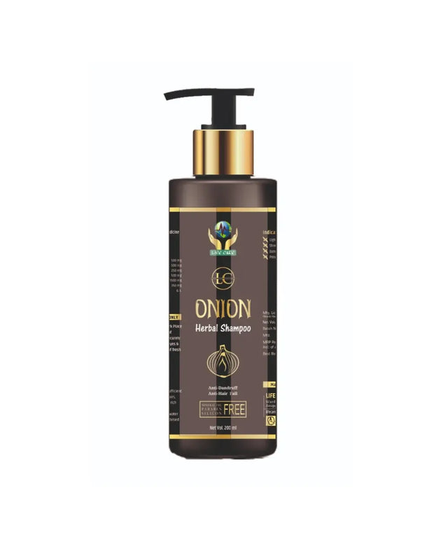 ONION HAIR SHAMPOO Life Care Ayurvedic