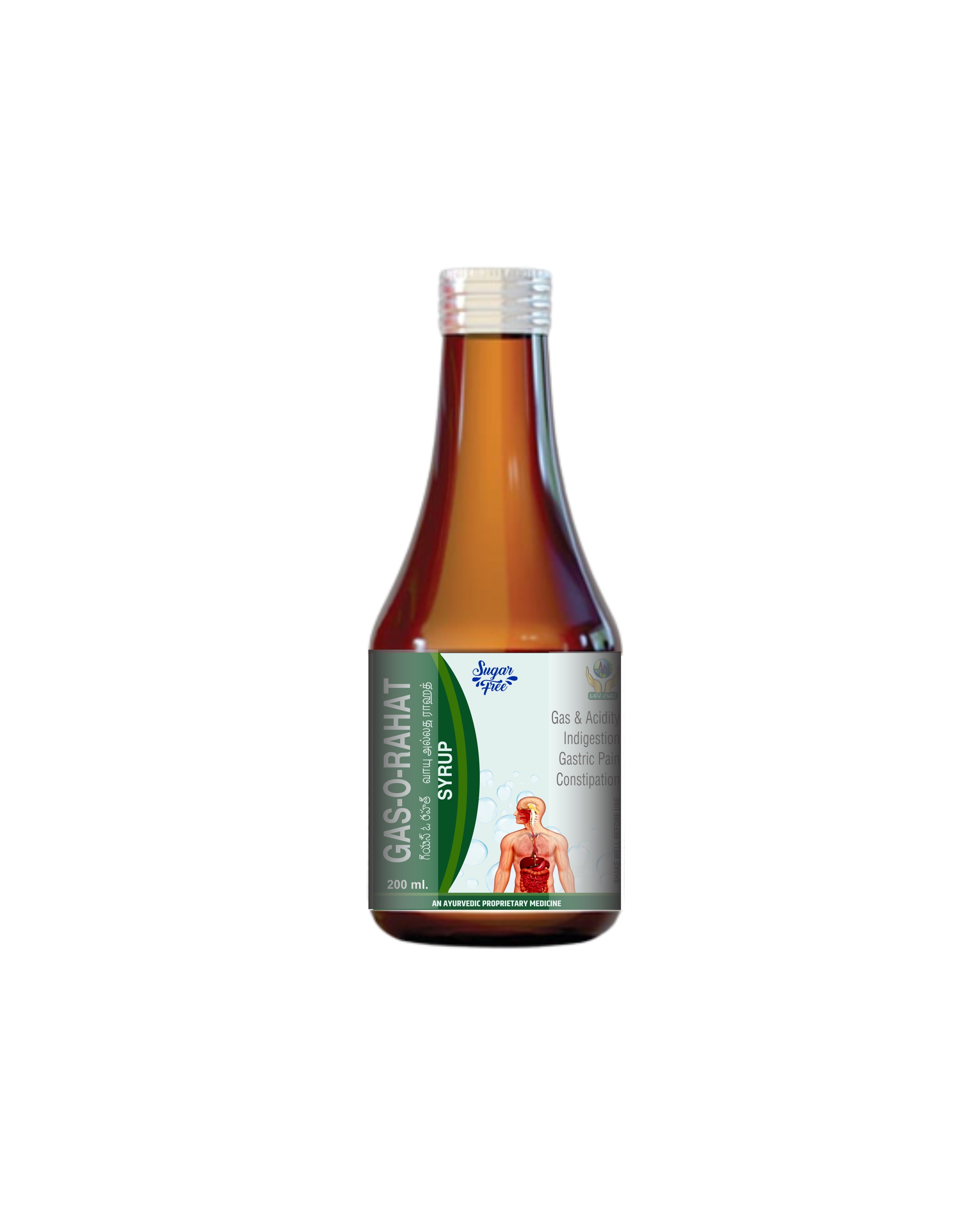 GAS-O-RAHAT SYRUP Life Care Ayurvedic