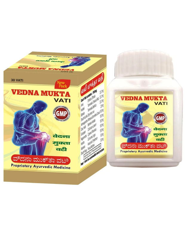 VEDNA MUKTA VATI 30 PACKING Lifecare Ayurvedic