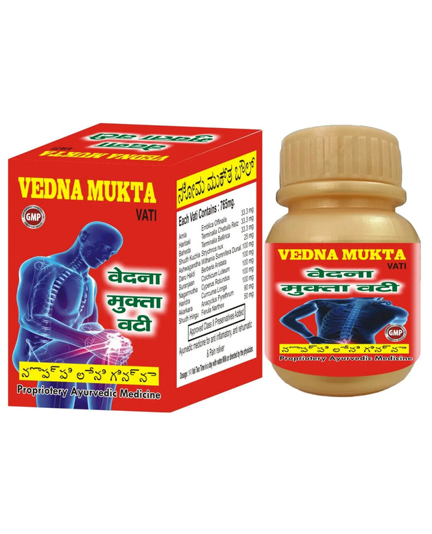 VEDNA MUKTA VATI 60 PACKING Lifecare Ayurvedic