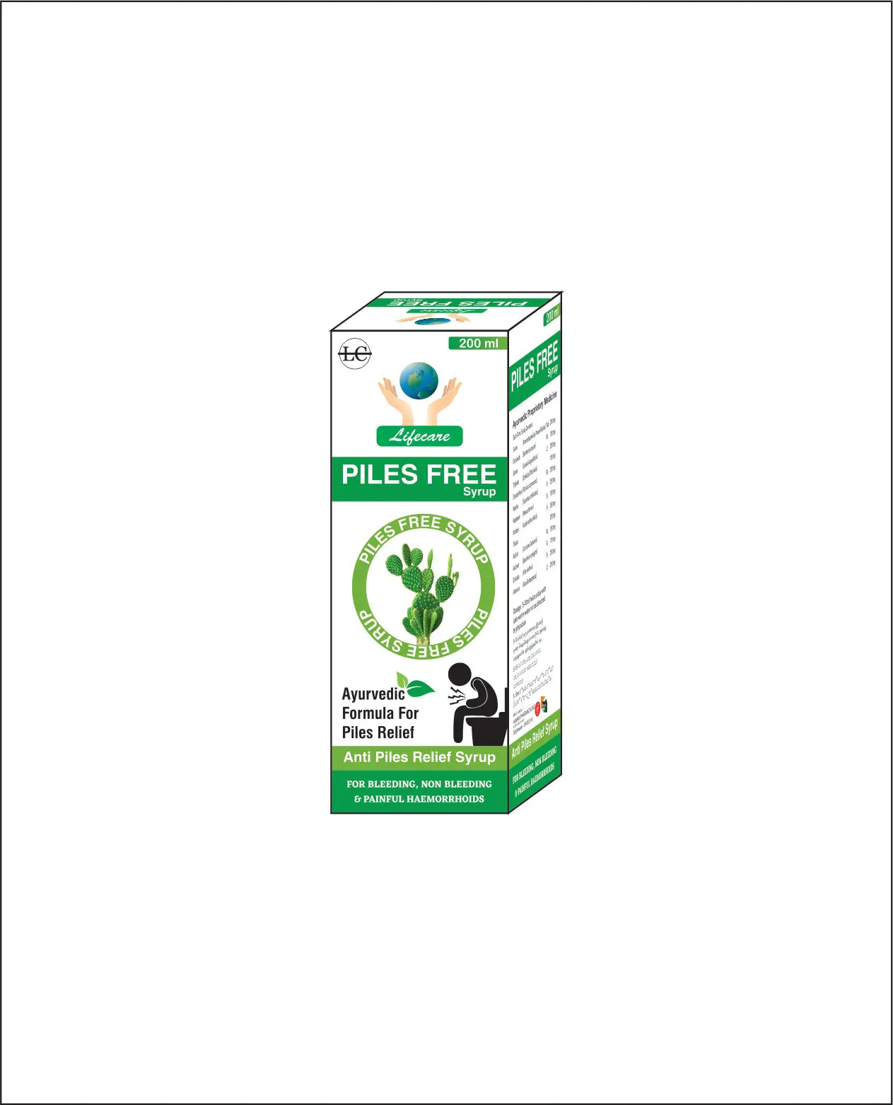 PILES FREE SYRUP Life Care Ayurvedic