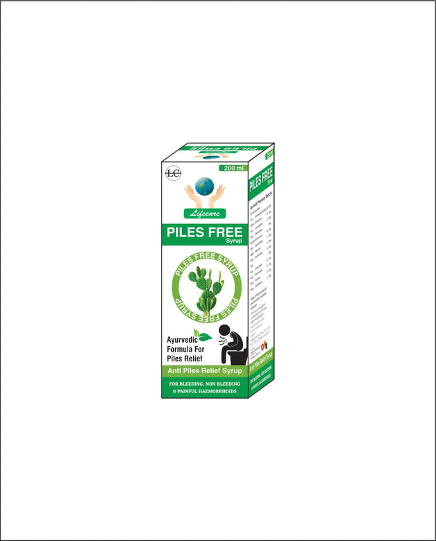 PILES FREE SYRUP Life Care Ayurvedic