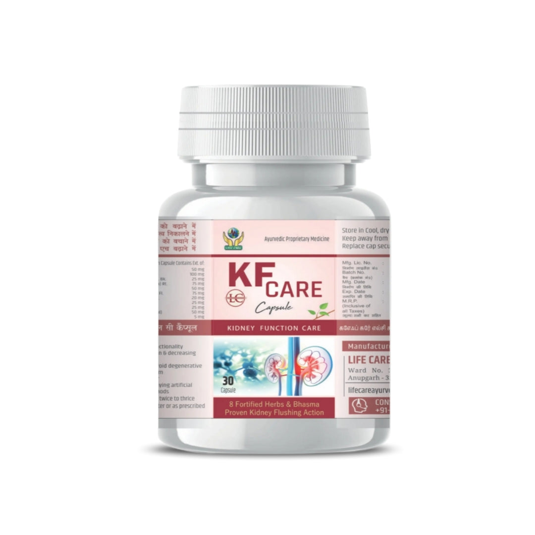 KF Care Ayurvedic Kidney Health Combo (Syrup + Capsules) Lifecare Ayurvedic