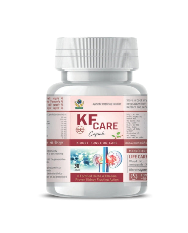 KF Care Ayurvedic Kidney Health Combo (Syrup + Capsules) Lifecare Ayurvedic