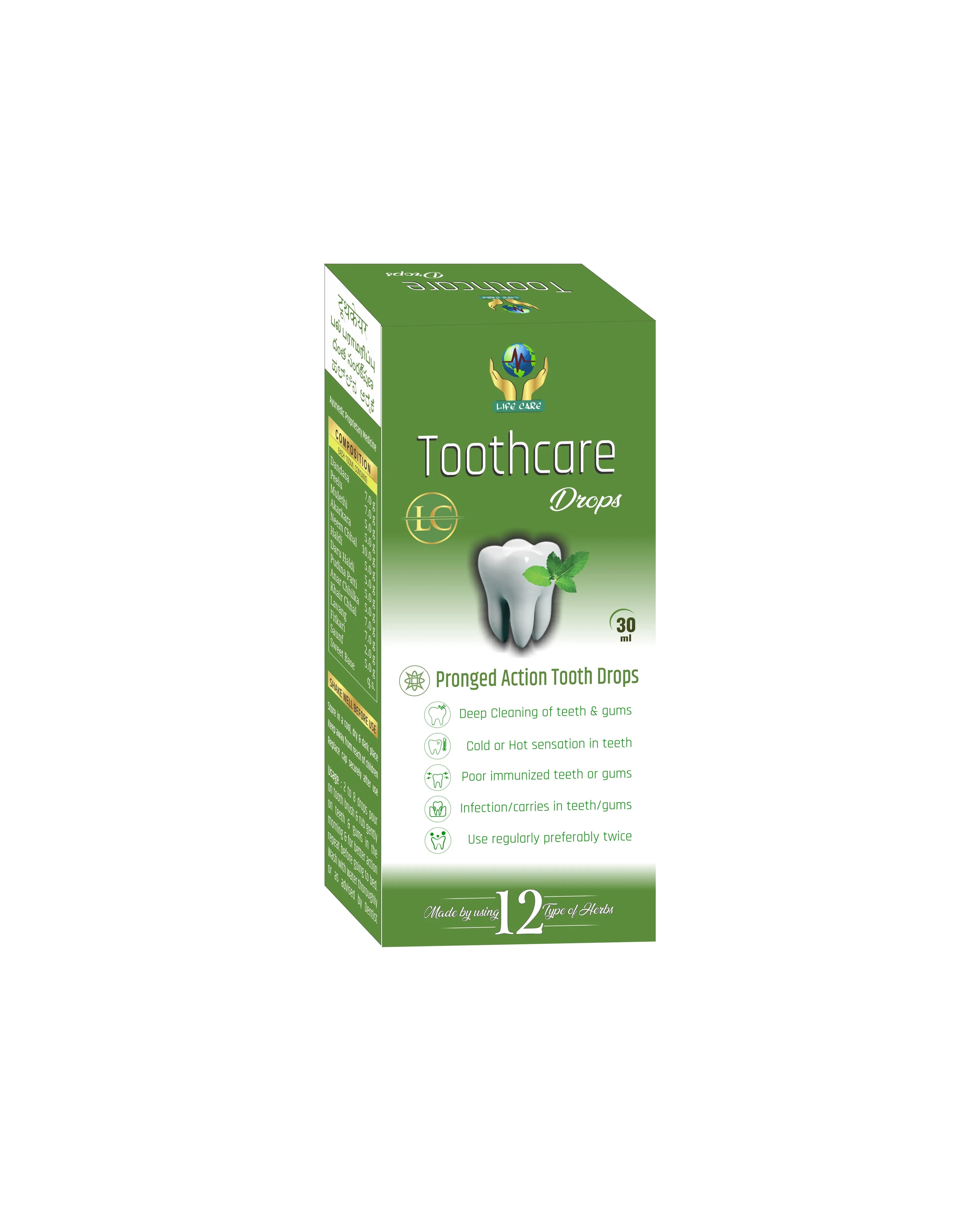 TOOTHCARE DROPS Life Care Ayurvedic