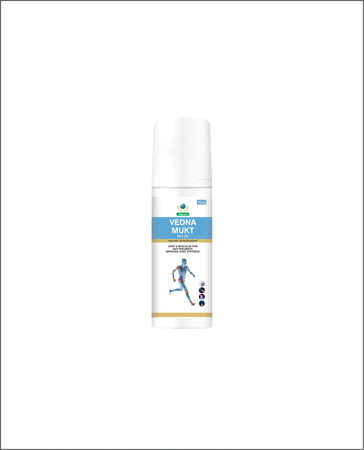 Vedna Mukta Roll On | 75ml Life Care Ayurvedic