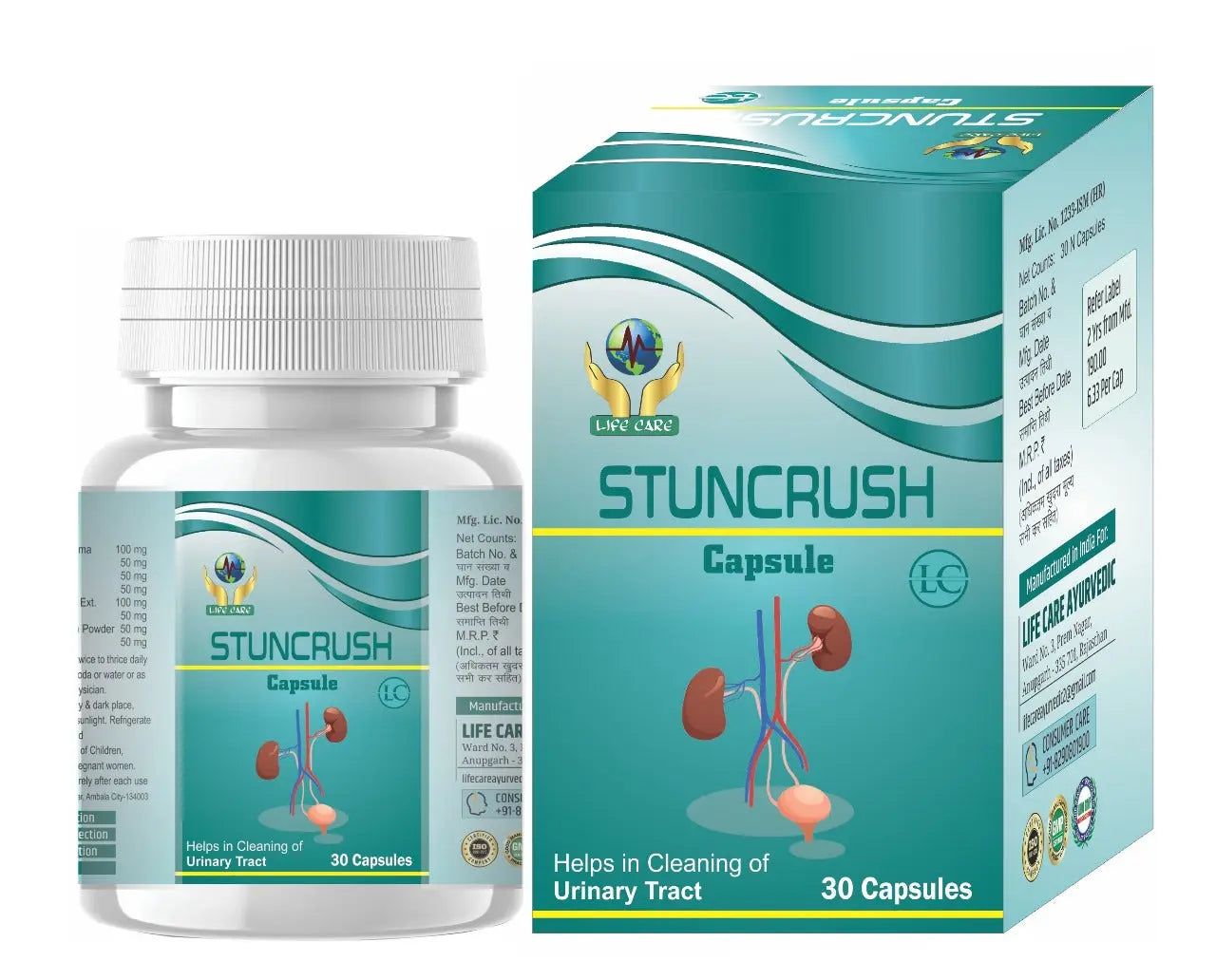 STUNCRUSH CAPSULE Life Care Ayurvedic