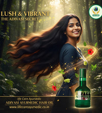 Adivasi Ayurvedic Hair Oil for Hair Growth & Fall Control (100ml) Life Care Ayurvedic