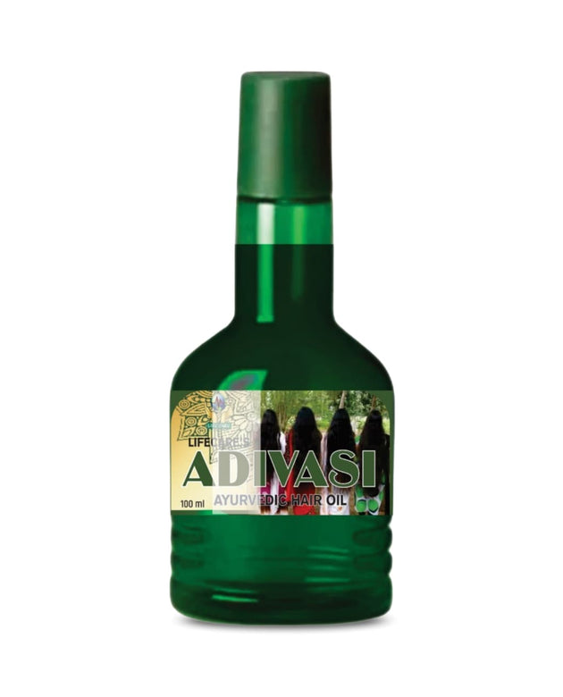 Adivasi Ayurvedic Hair Oil for Hair Growth & Fall Control (100ml) Life Care Ayurvedic