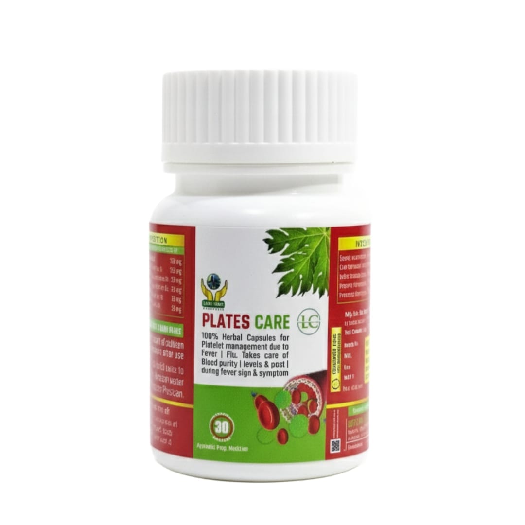 PLATES CARE CAPSULE plate care Life Care Ayurvedic