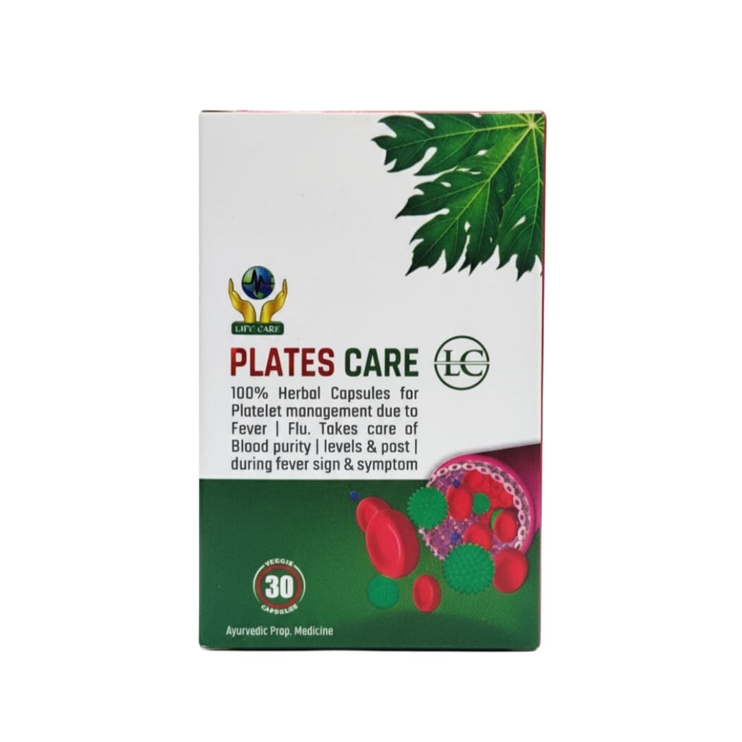 PLATES CARE CAPSULE plate care Life Care Ayurvedic
