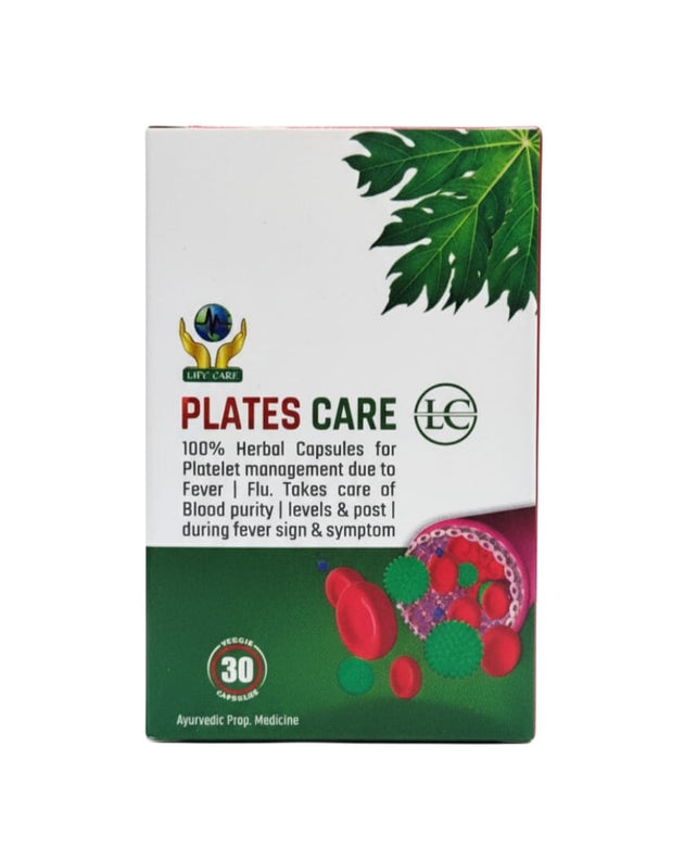 PLATES CARE CAPSULE plate care Life Care Ayurvedic