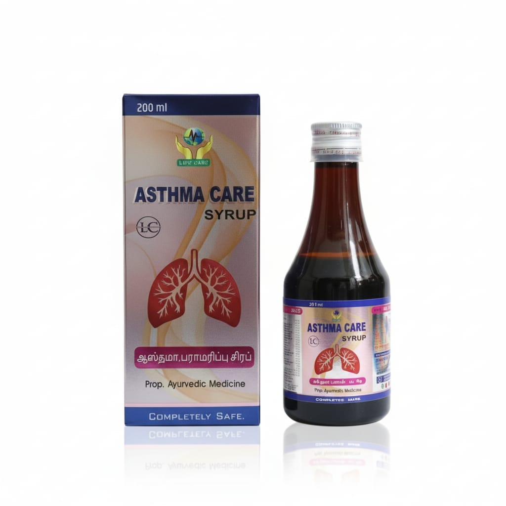 ASTHMA CARE SYRUP Life Care Ayurvedic