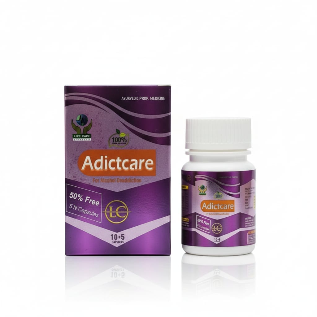 ADICTCARE CAPSULE: A Path to Overcoming Addiction ADDICTCARE CAPSULE Life Care Ayurvedic