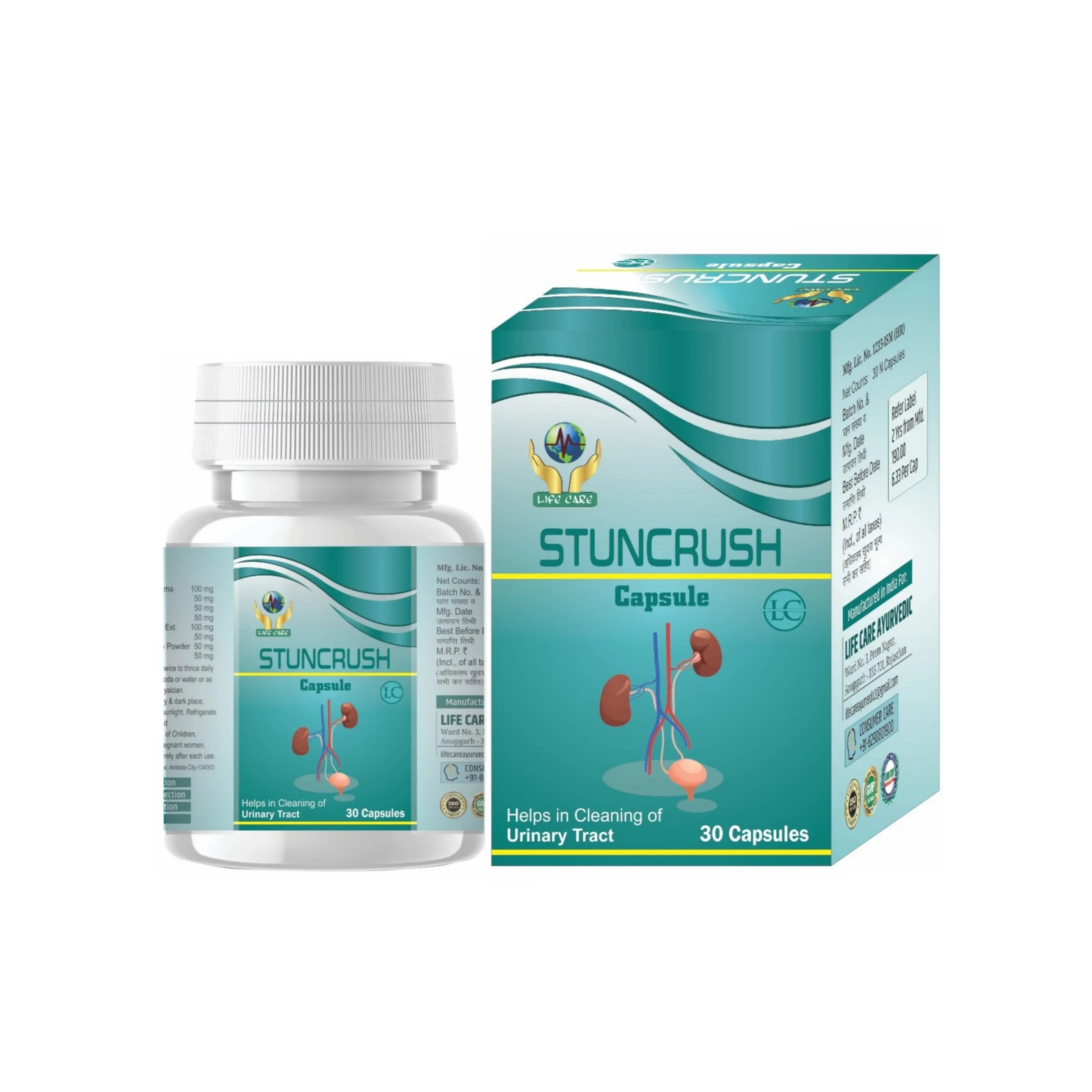 STUNCRUSH CAPSULE Life Care Ayurvedic