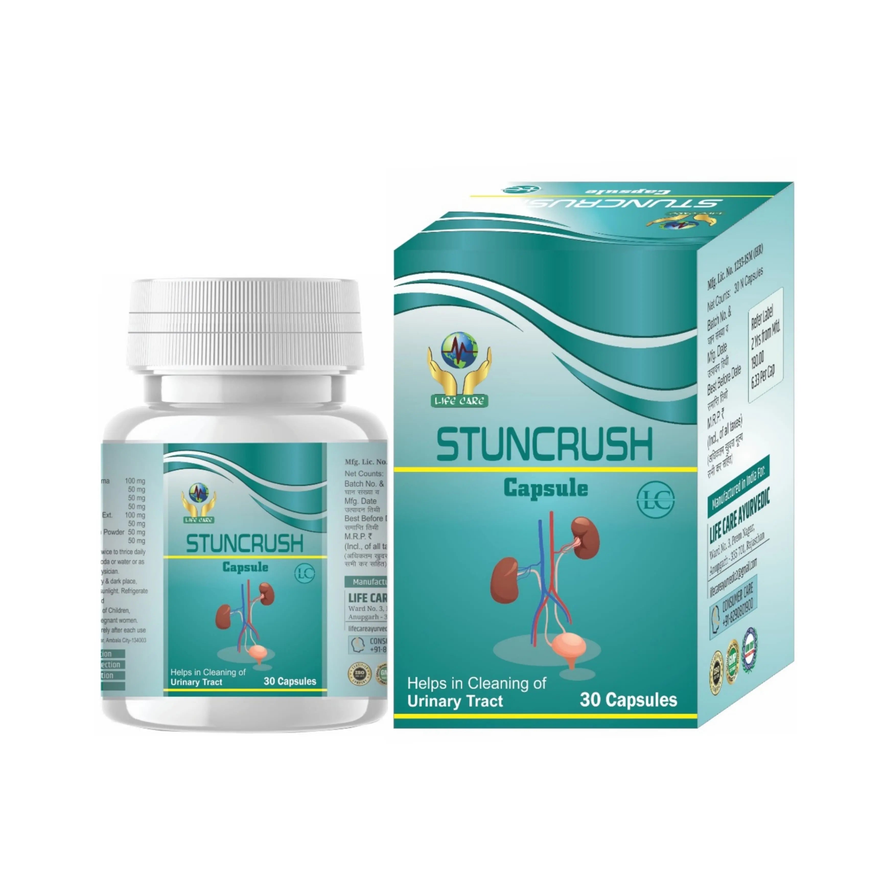 STUNCRUSH CAPSULE Life Care Ayurvedic
