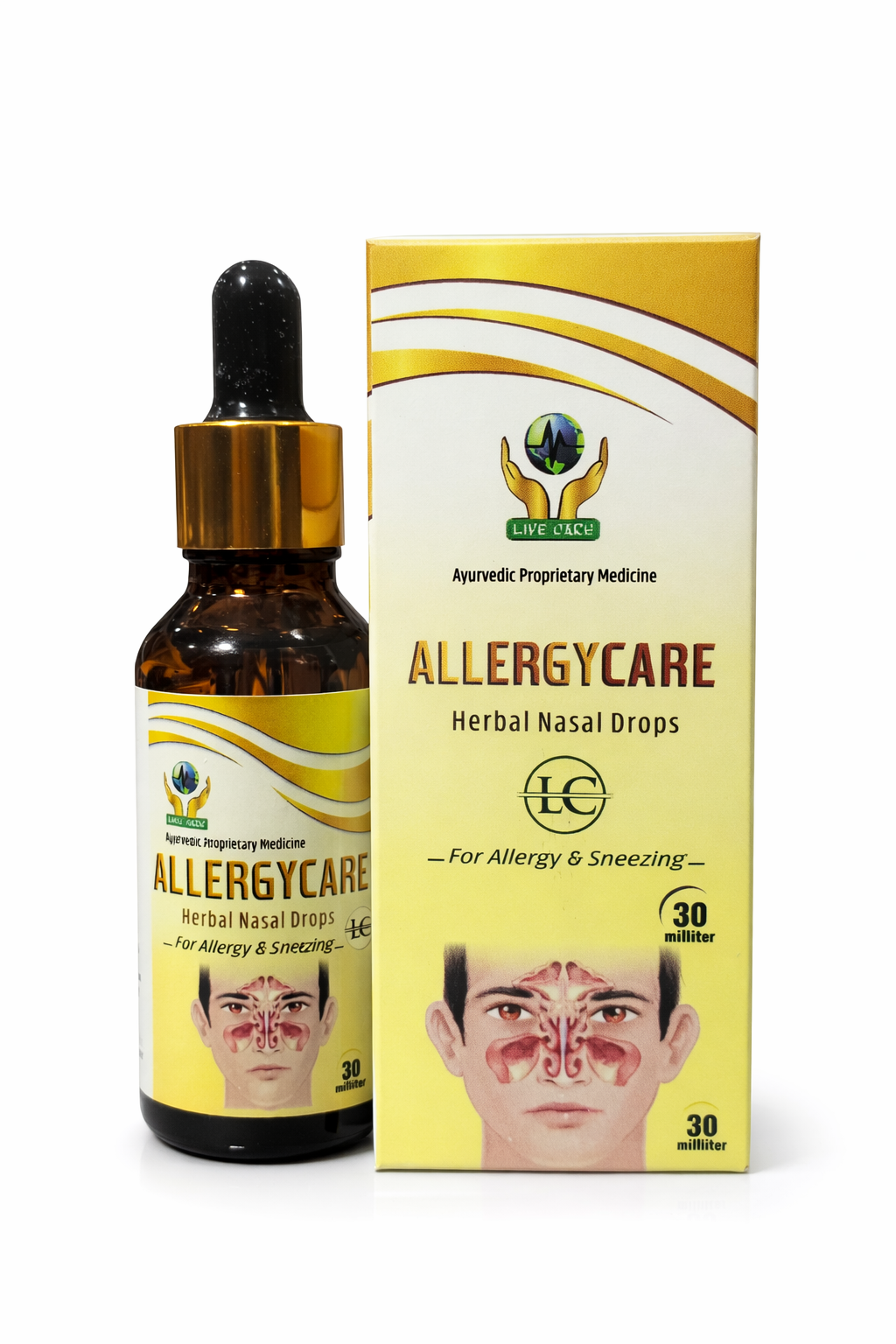 ALERGYCARE NASAL DROPS | Life Care Ayurvedic