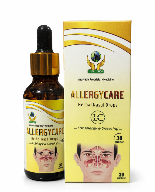 ALERGYCARE NASAL DROPS | Life Care Ayurvedic