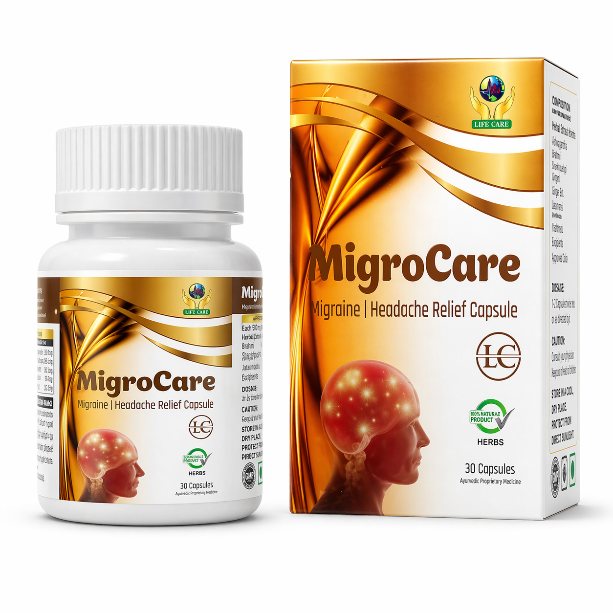 MIGROCARE MIGRAINE RELIEF CAPSULE